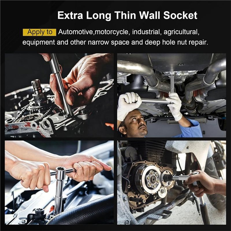 Zestaw nasadek głębokich o cie – Impact Socket Thin Wall Deep Metric Set recenzja i cena
