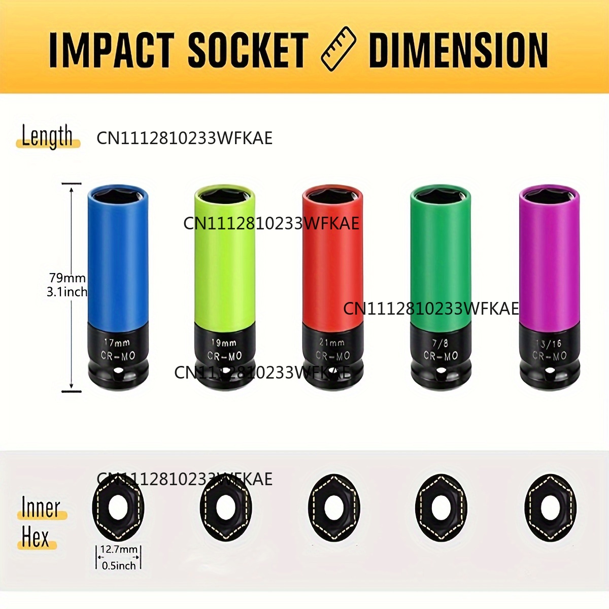 Ochraniacz koła z napędem 1/2  – Impact Socket Thin Wall Deep Metric Set recenzja i cena