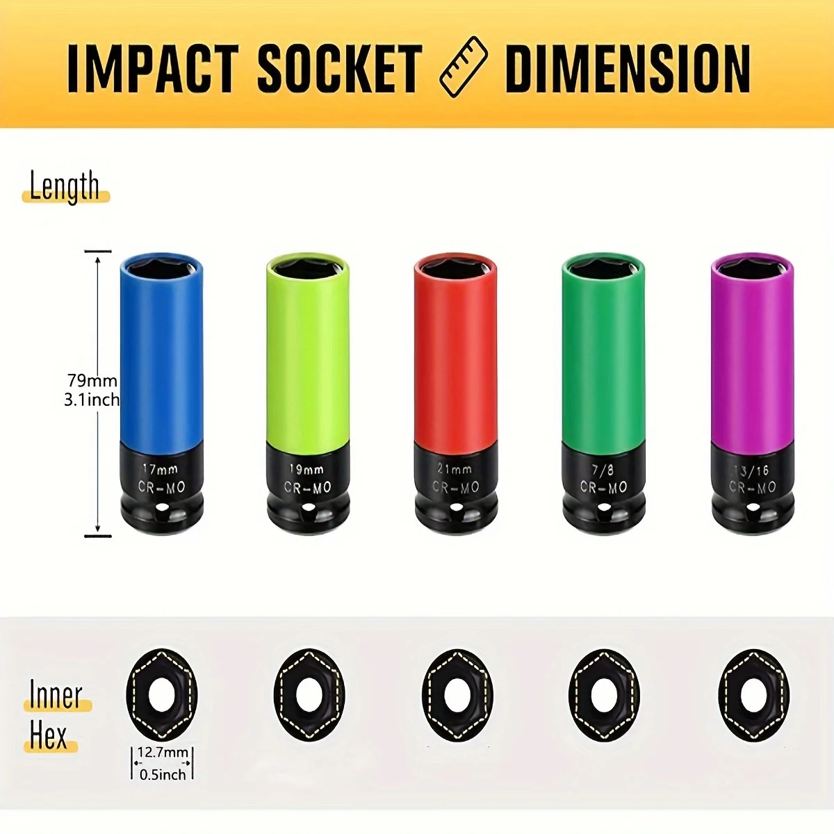 Klucz nasadowy udarowy 6-kątny – Impact Socket Thin Wall Deep Metric Set recenzja i cena