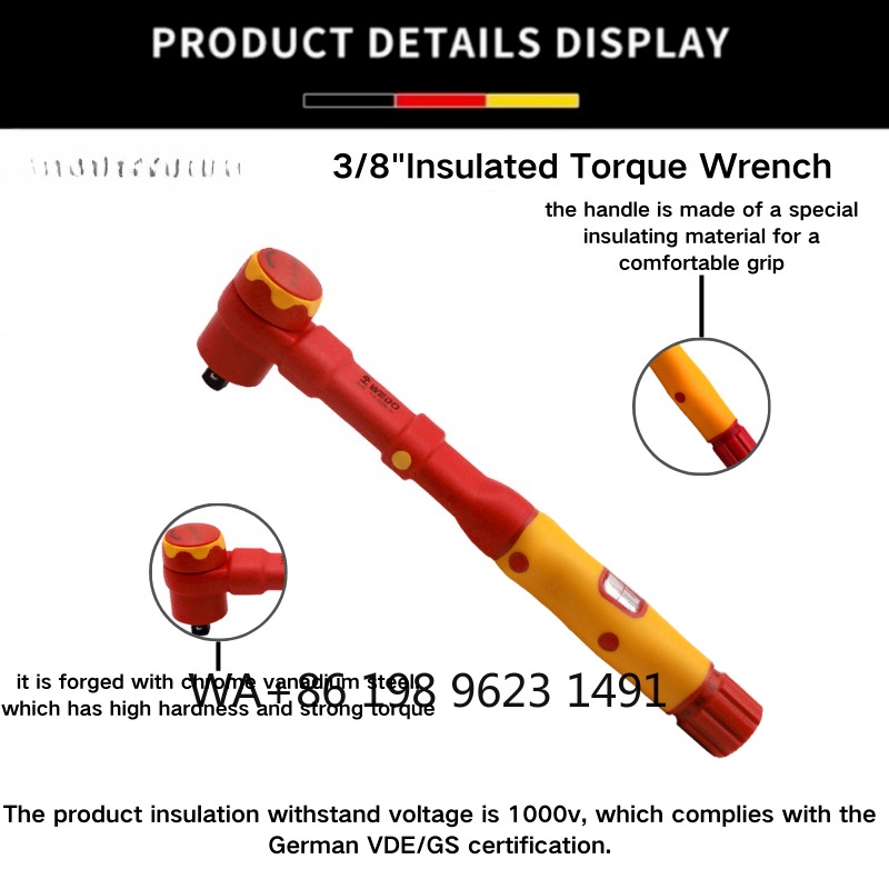 Klucz dynamometryczny izolowan – Insulated Torque Wrench 1000V Vde Electric recenzja i cena