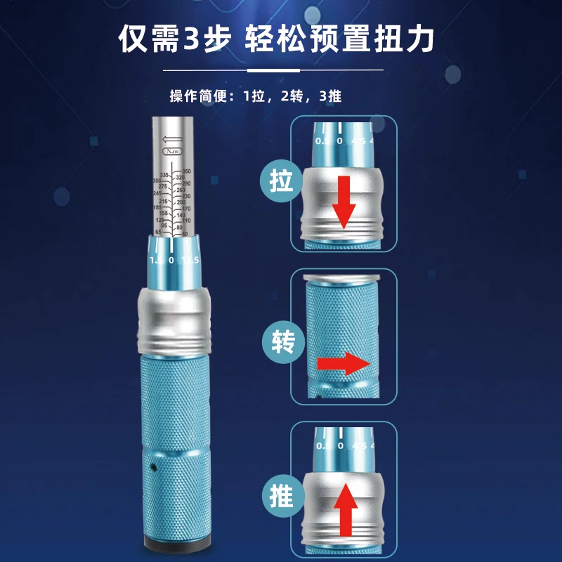 Zestaw kluczy dynamometrycznyc – Interchangeable Head Torque Wrench Open recenzja i cena