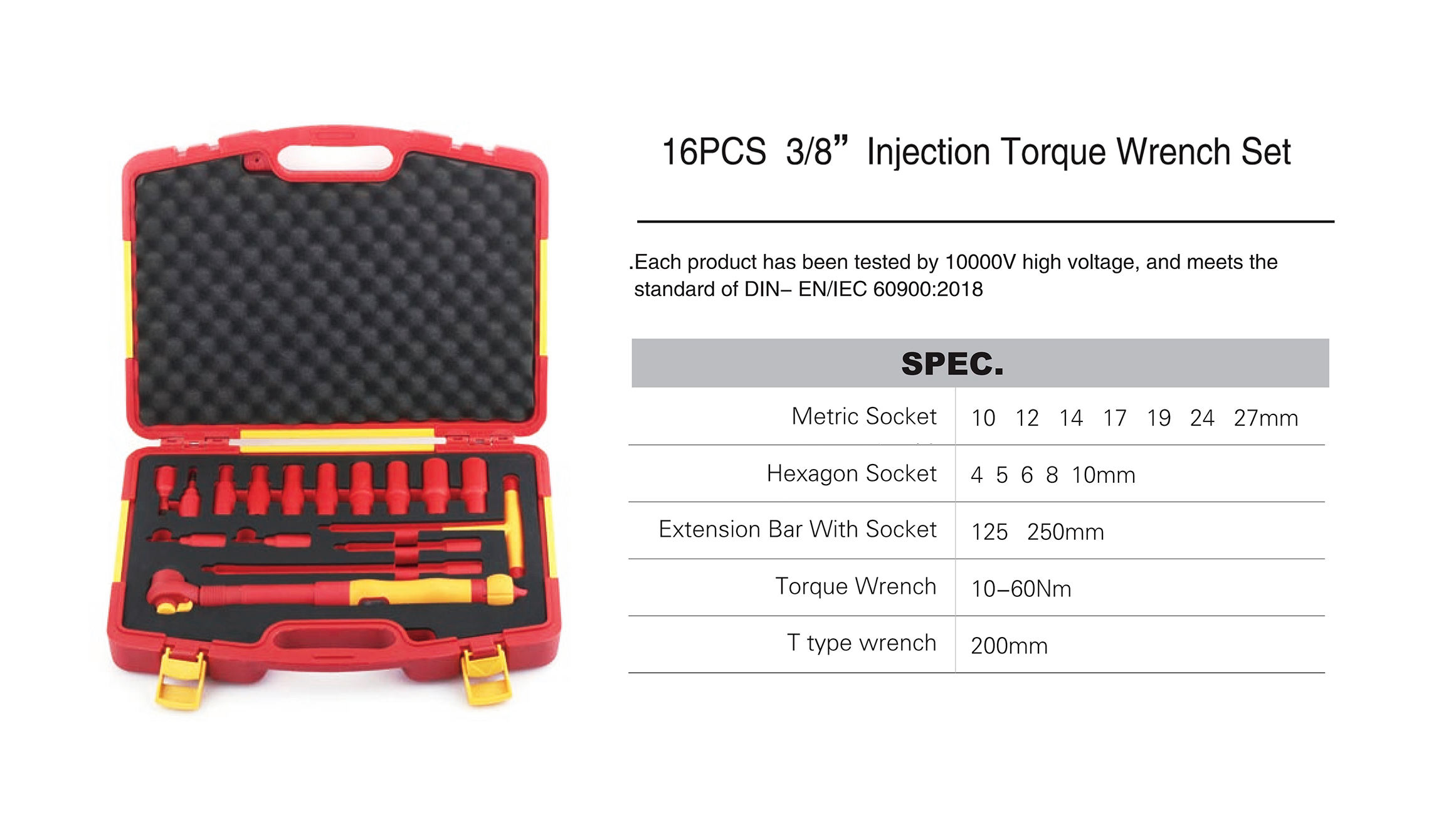 16-częściowy zestaw narzędzi i – Insulated Torque Wrench 1000V Vde Electric recenzja i cena