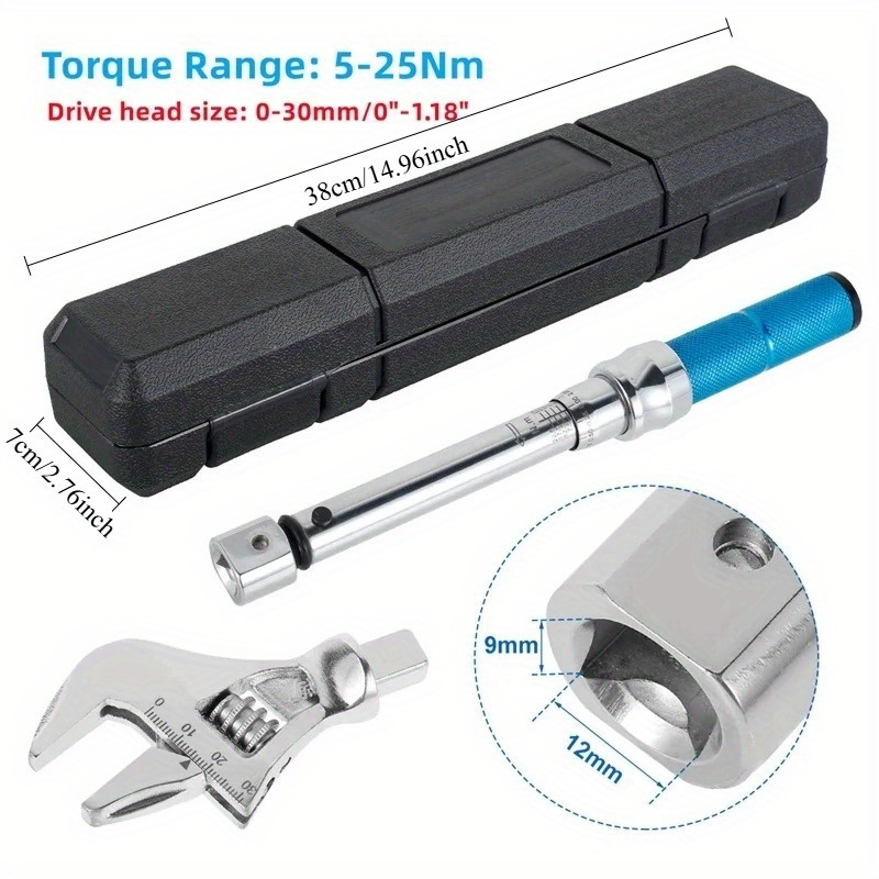 Klucz dynamometryczny rowerowy – Interchangeable Head Torque Wrench Open recenzja i cena