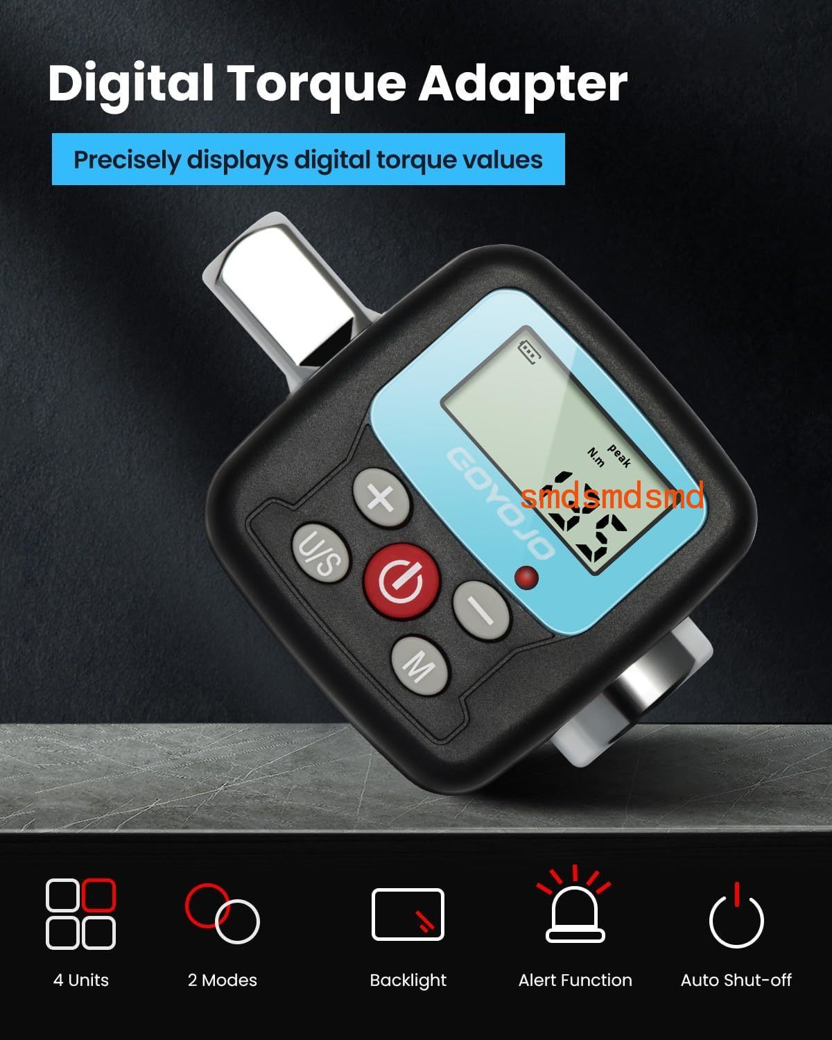 Cyfrowy adapter do klucza dyna – Electronic Torque Adapter 3/8 1/2 Digital recenzja i cena